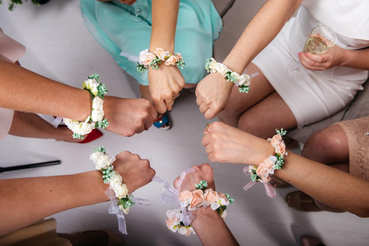 Boho wedding bracelet