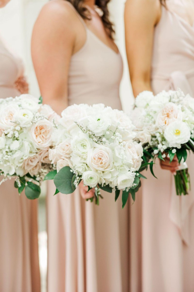 Bridesmaid bouquet close up