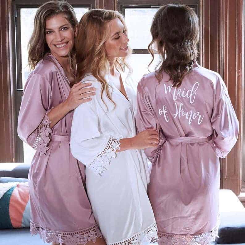 Bridesmaid Robe and Spa Day Surprise