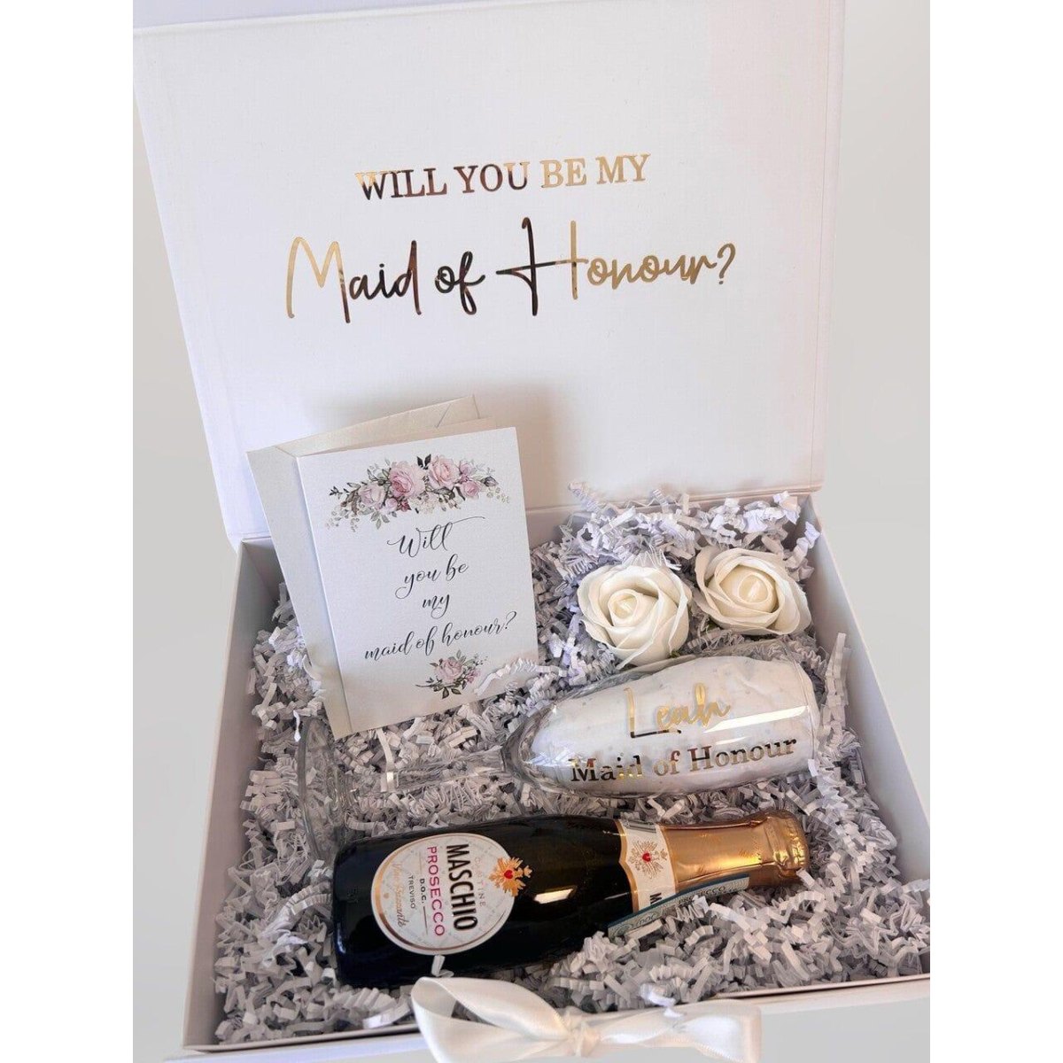 Champagne Toast Maid of Honor Proposal