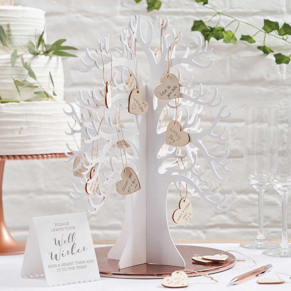 Wedding farewell notes station