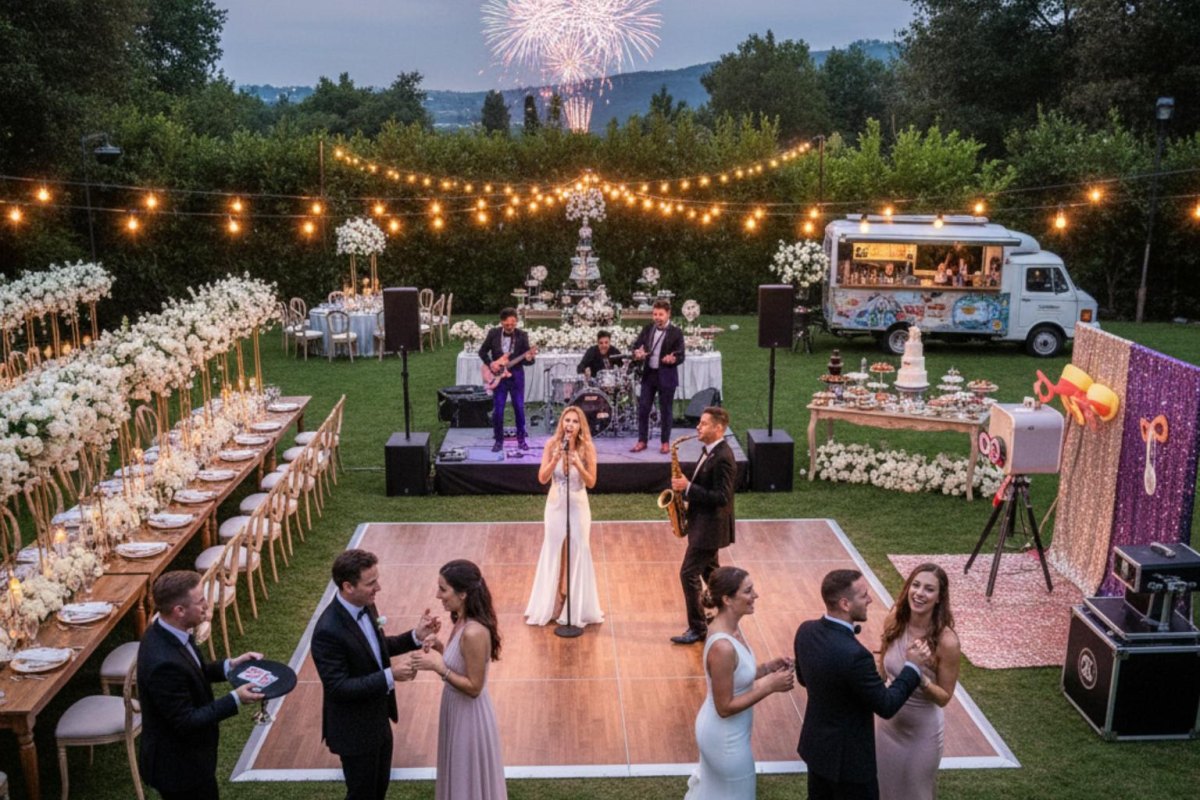 Outdoor wedding entertainment ideas