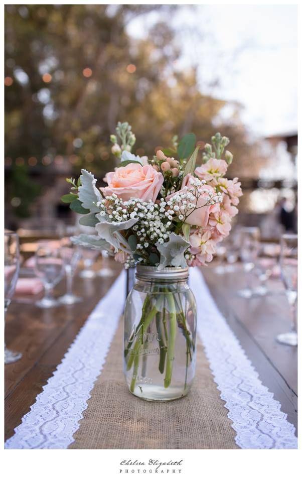 DIY floral arrangements for wedding tables