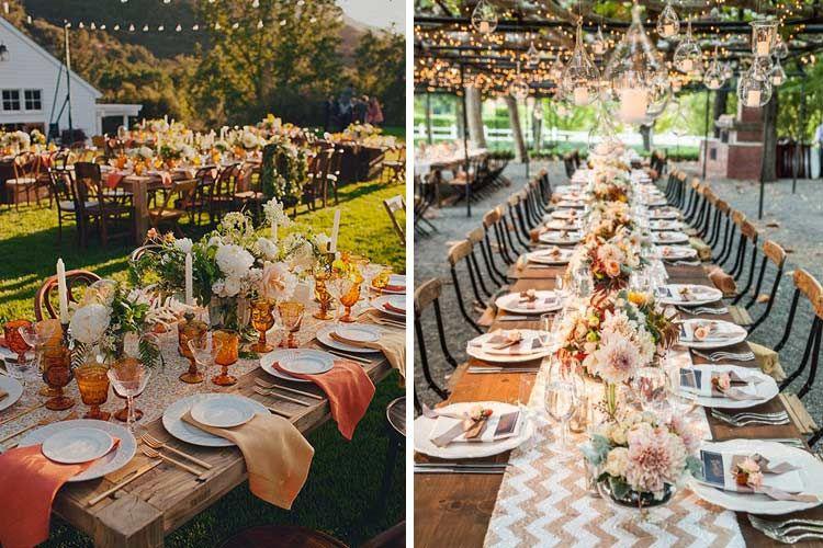 Seasonal DIY wedding decorations