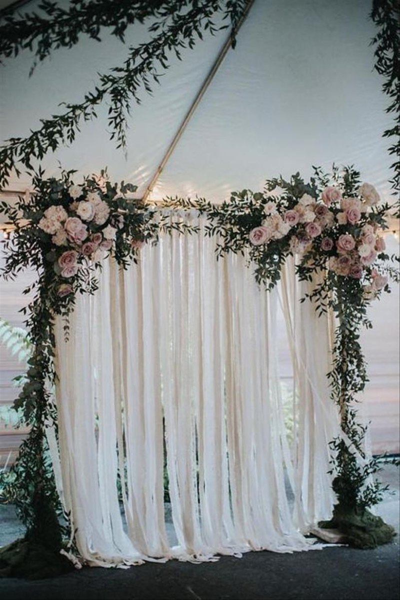DIY wedding backdrop