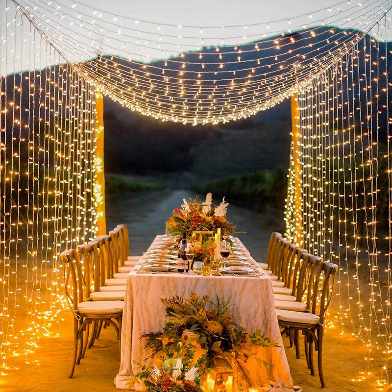 DIY wedding fairy lights