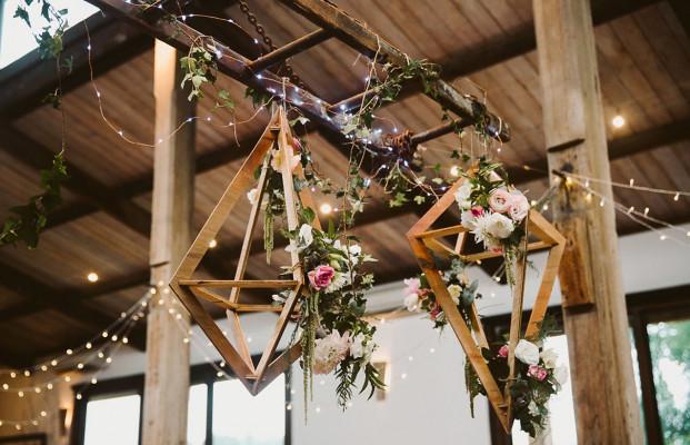 DIY hanging wedding decorations