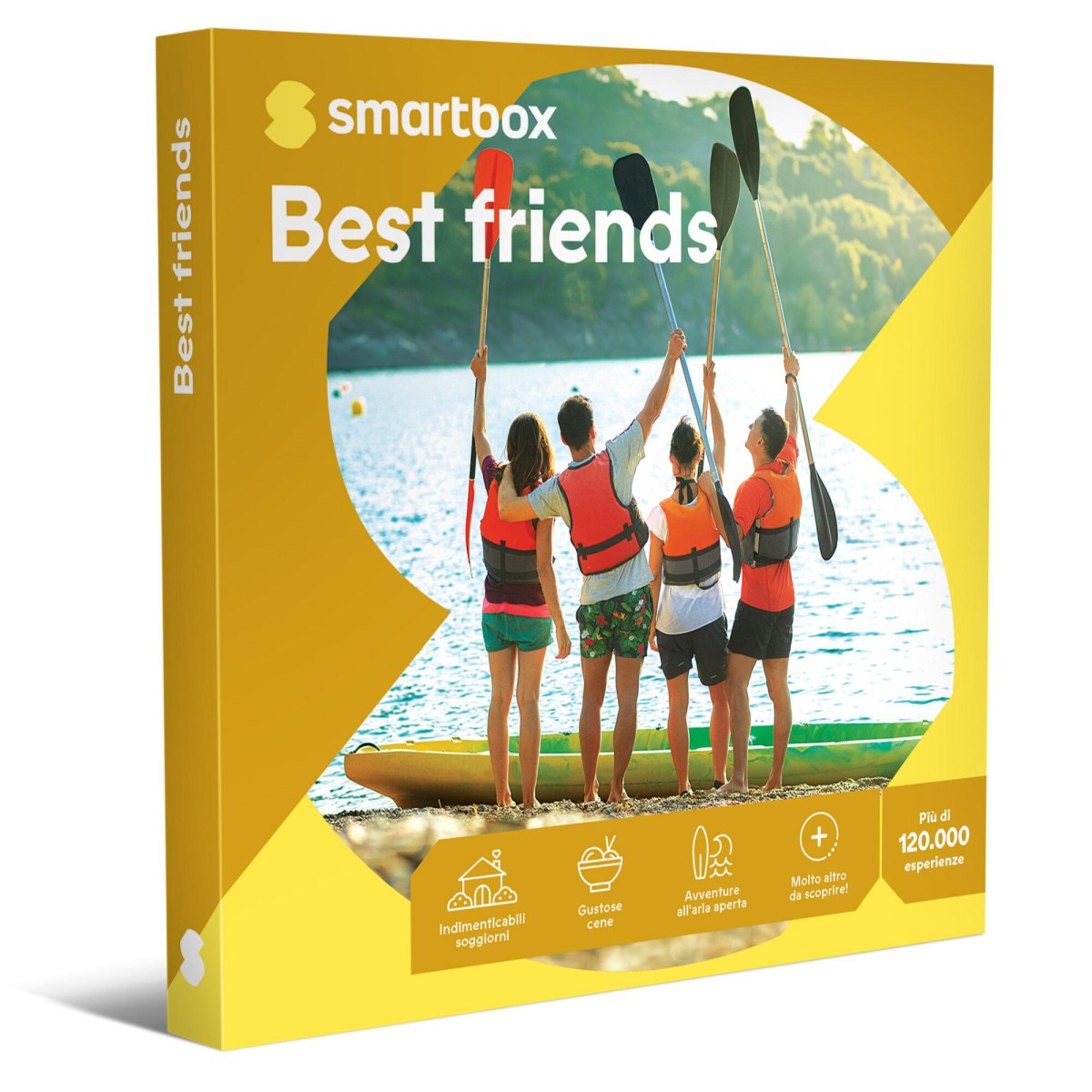 Friends enjoying experience gift together