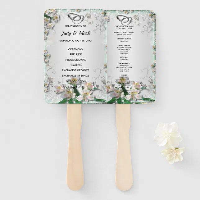 Fan shaped wedding template