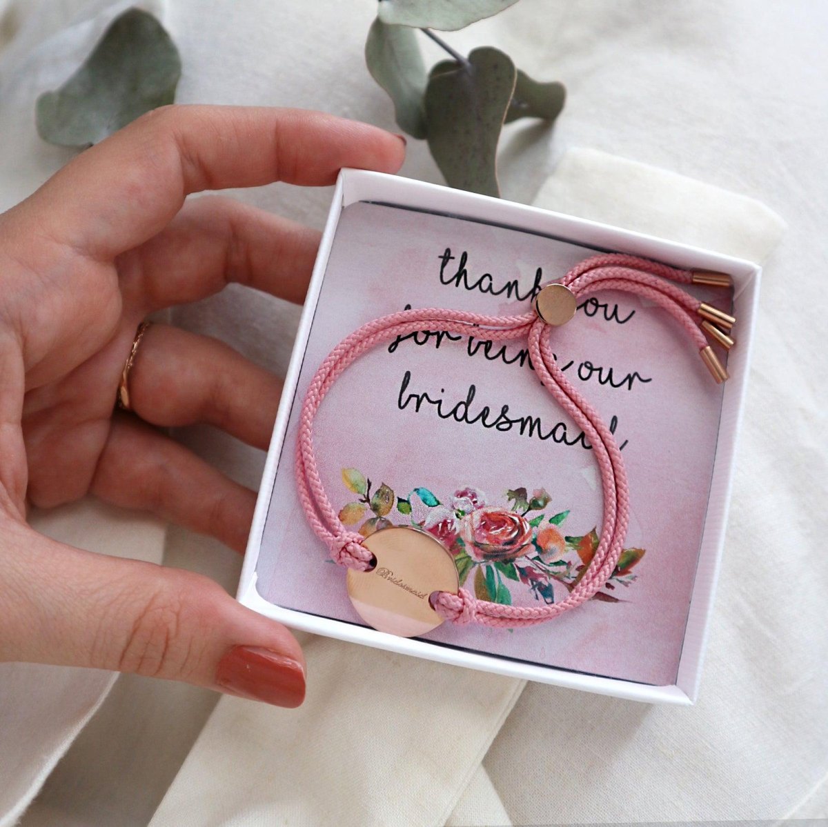 Handmade friendship bracelet