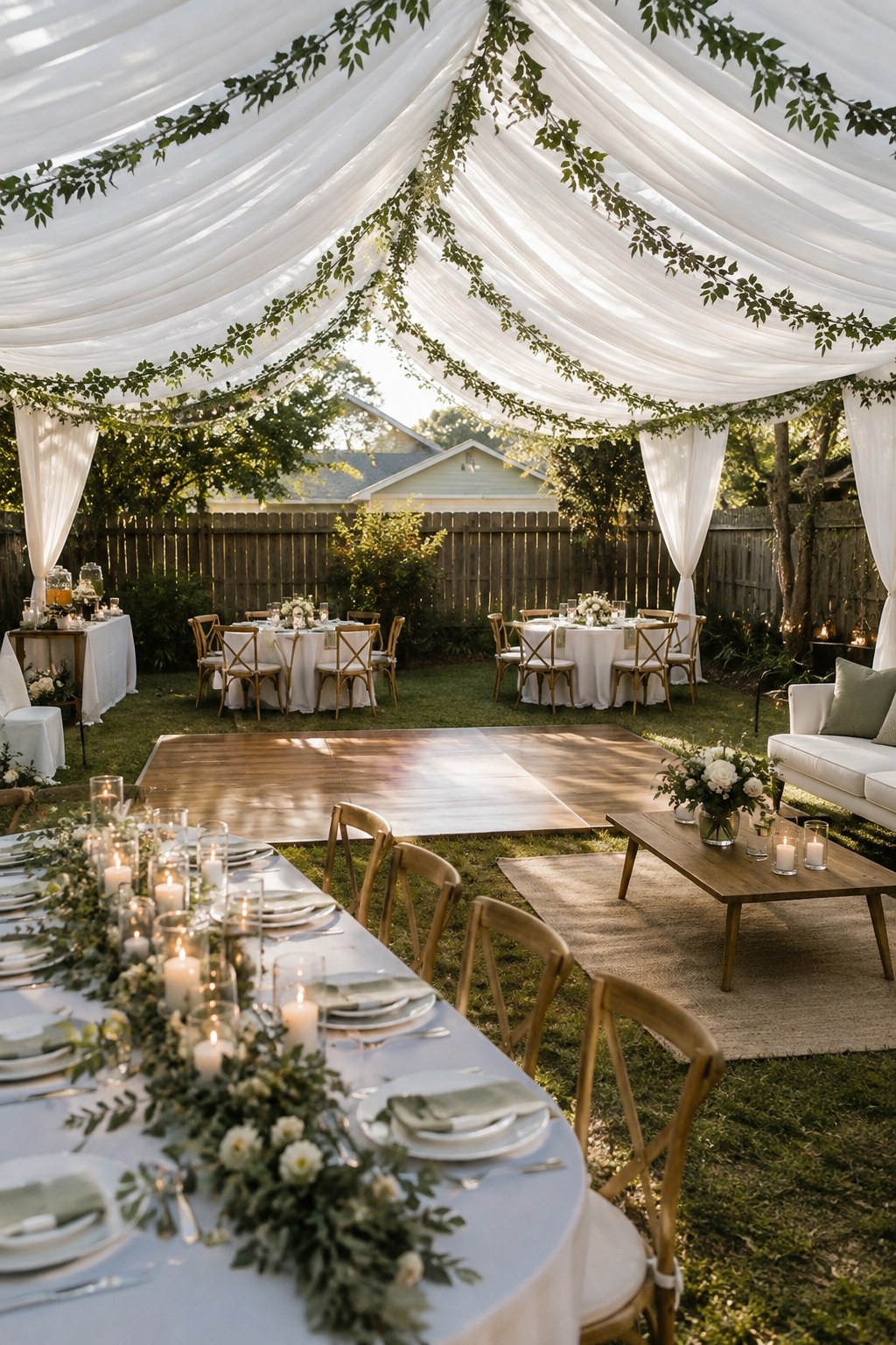 7 Intimate Backyard Wedding Reception Ideas That Actually