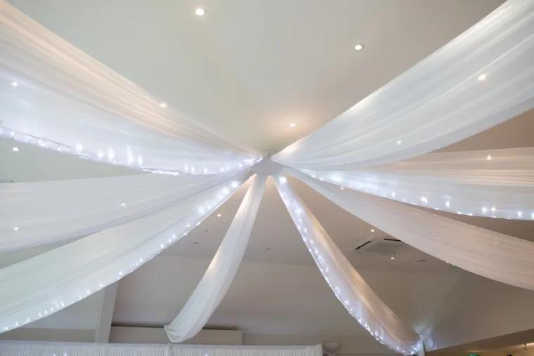 Budget wedding ceiling decorations
