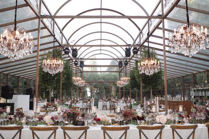 Luxury clear roof wedding marquee
