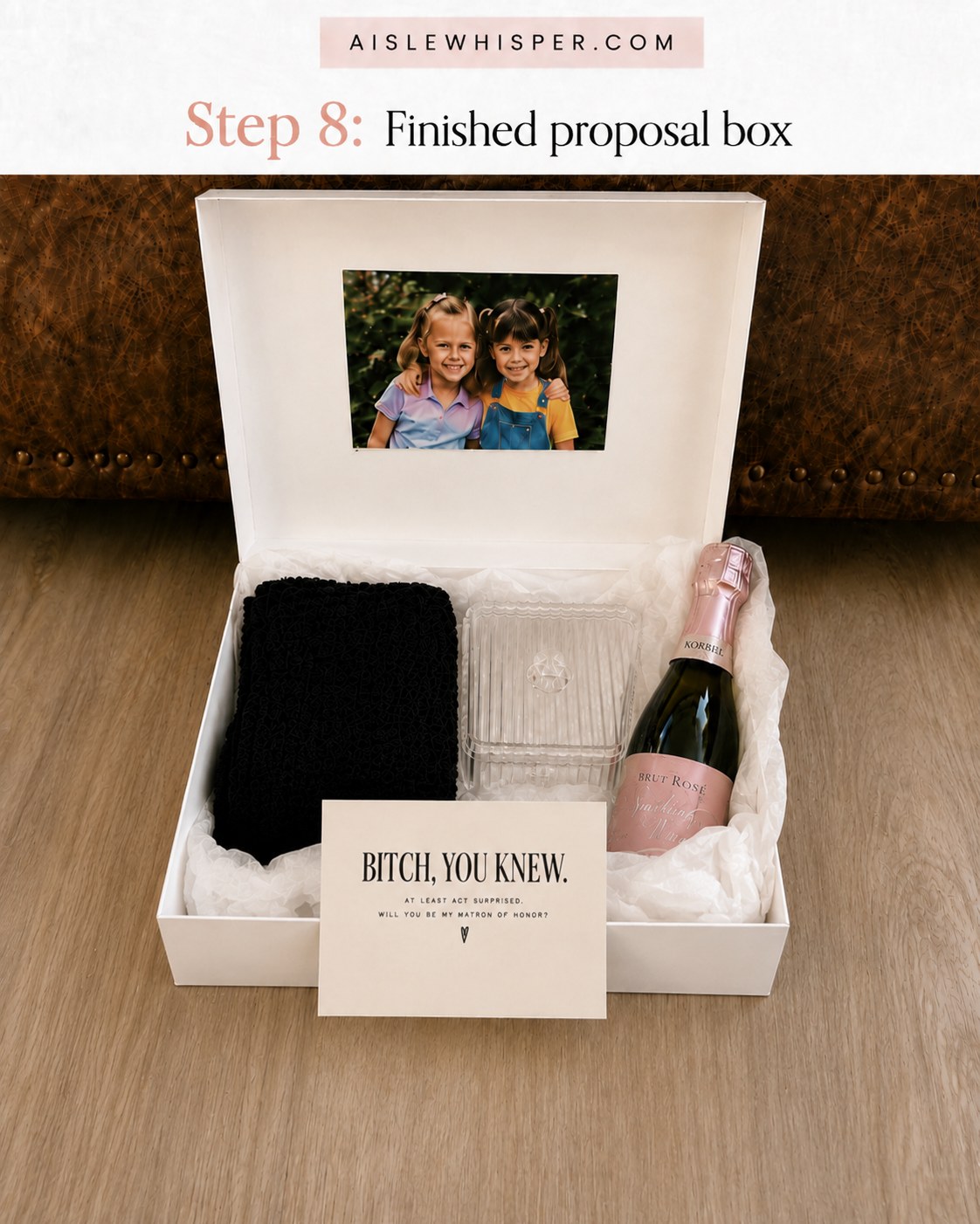 How To Build A Matron Of Honor Proposal Box - A Step - By