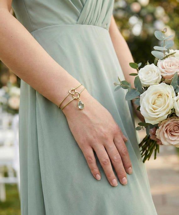 Modern bridesmaid bracelet trend