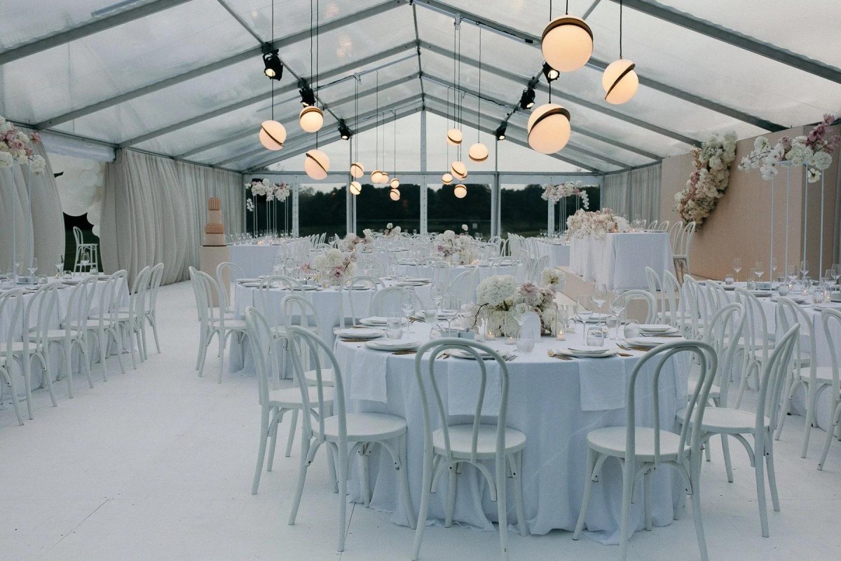 Modern minimalist marquee interior