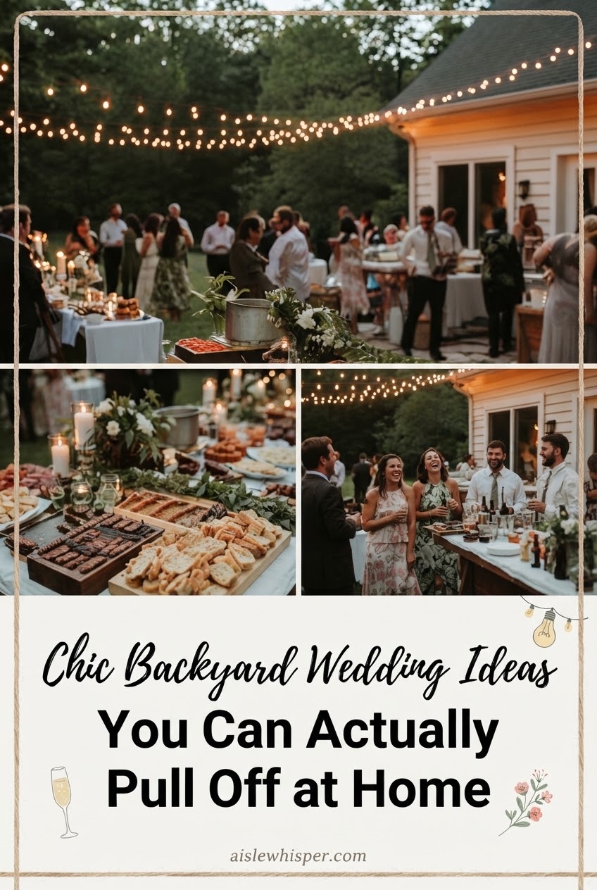 Chic Backyard Wedding Ideas You Can Actually Pull Off at Home