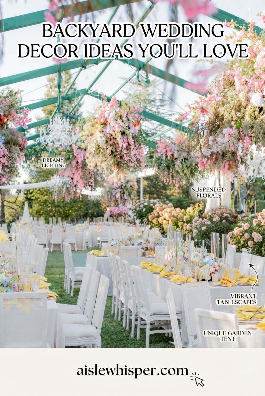 Backyard Wedding Decor Ideas You'll Love
