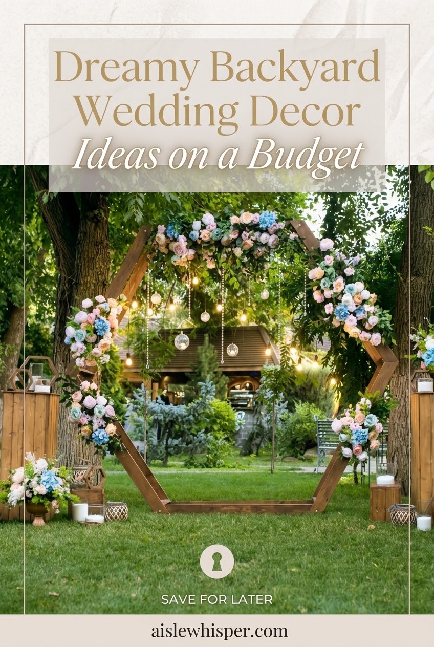 Dreamy Backyard Wedding Decor Ideas on a Budget