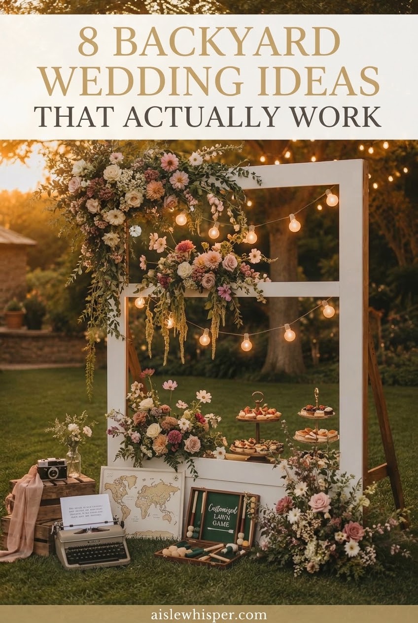 8 Backyard Wedding Ideas That Actually Work