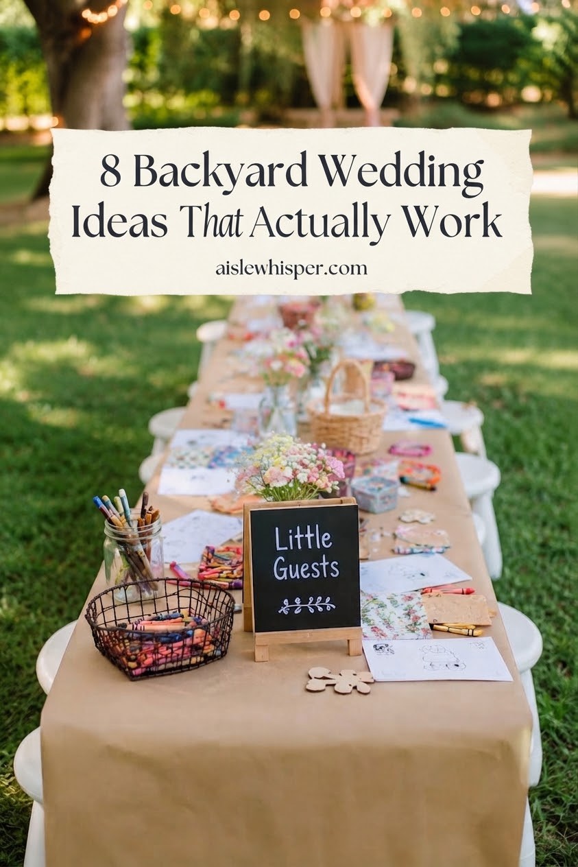 8 Backyard Wedding Ideas That Actually Work