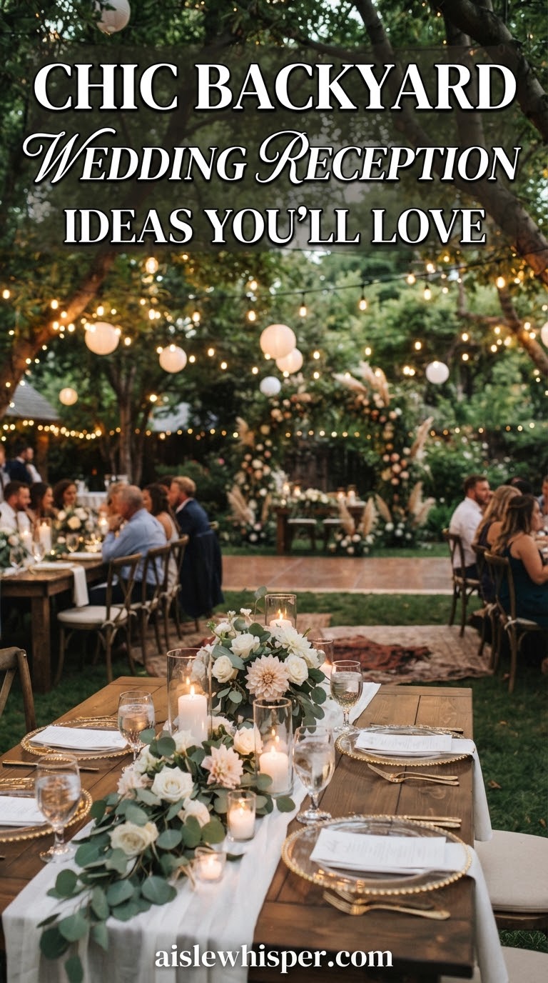 Chic Backyard Wedding Reception Ideas You’ll Love