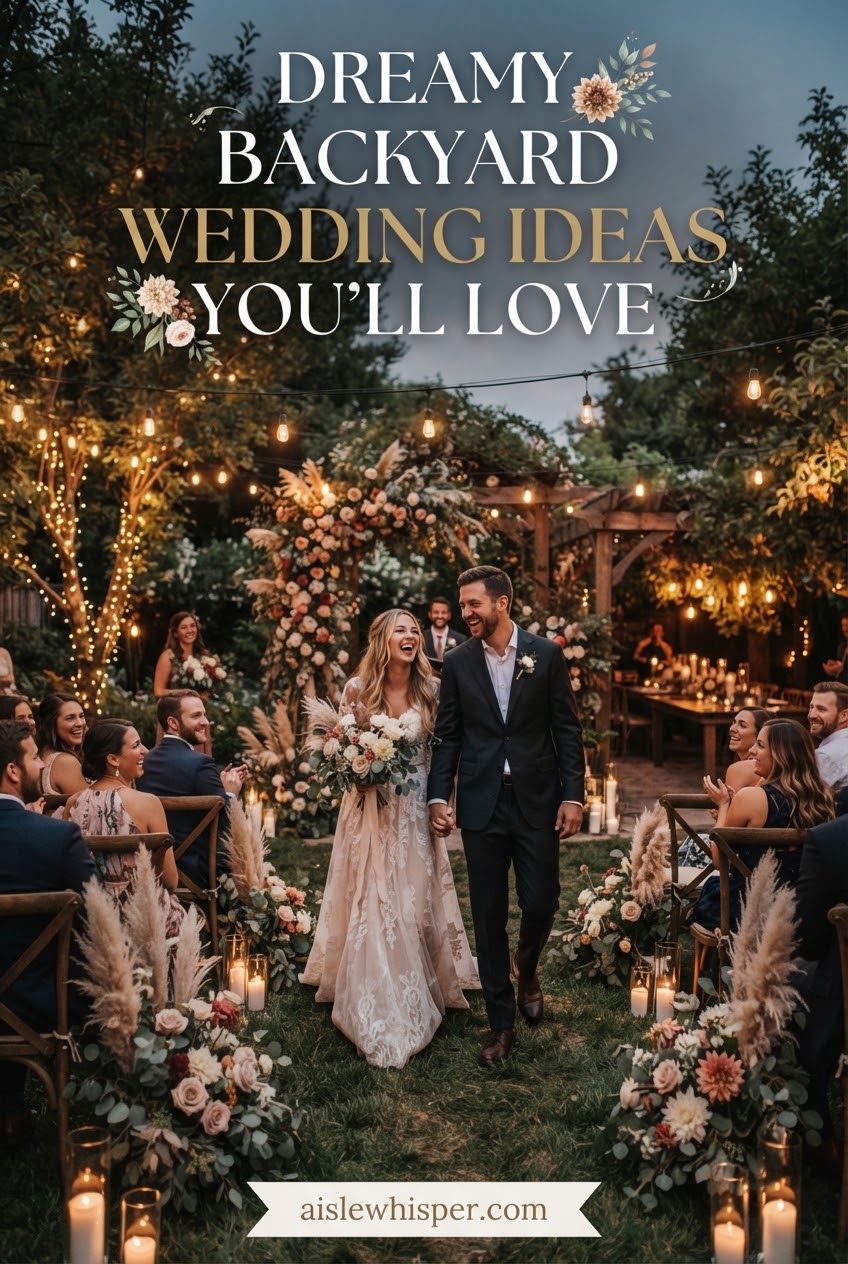 Dreamy Backyard Wedding Ideas You’ll Love