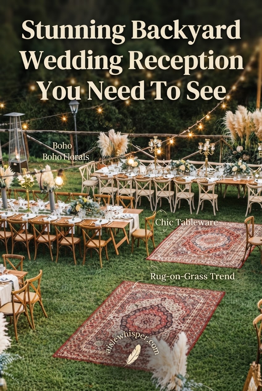 Stunning Backyard Wedding Reception Ideas You Need To See