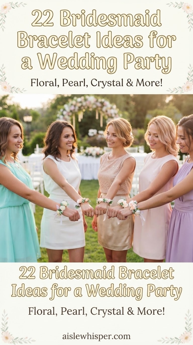 22 Bridesmaid Bracelet Ideas for a Wedding Party