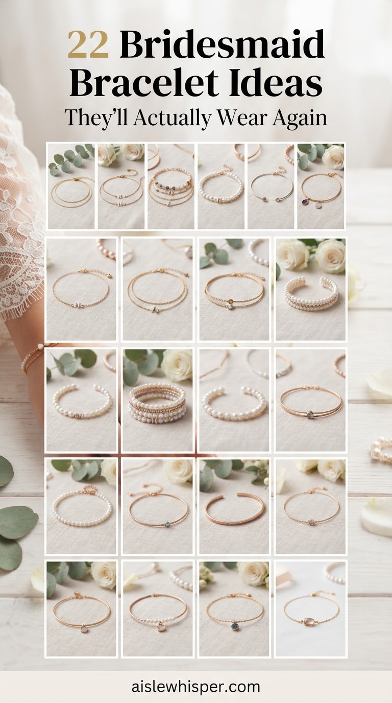 22 Bridesmaid Bracelet Ideas They'll Actually Wear Again