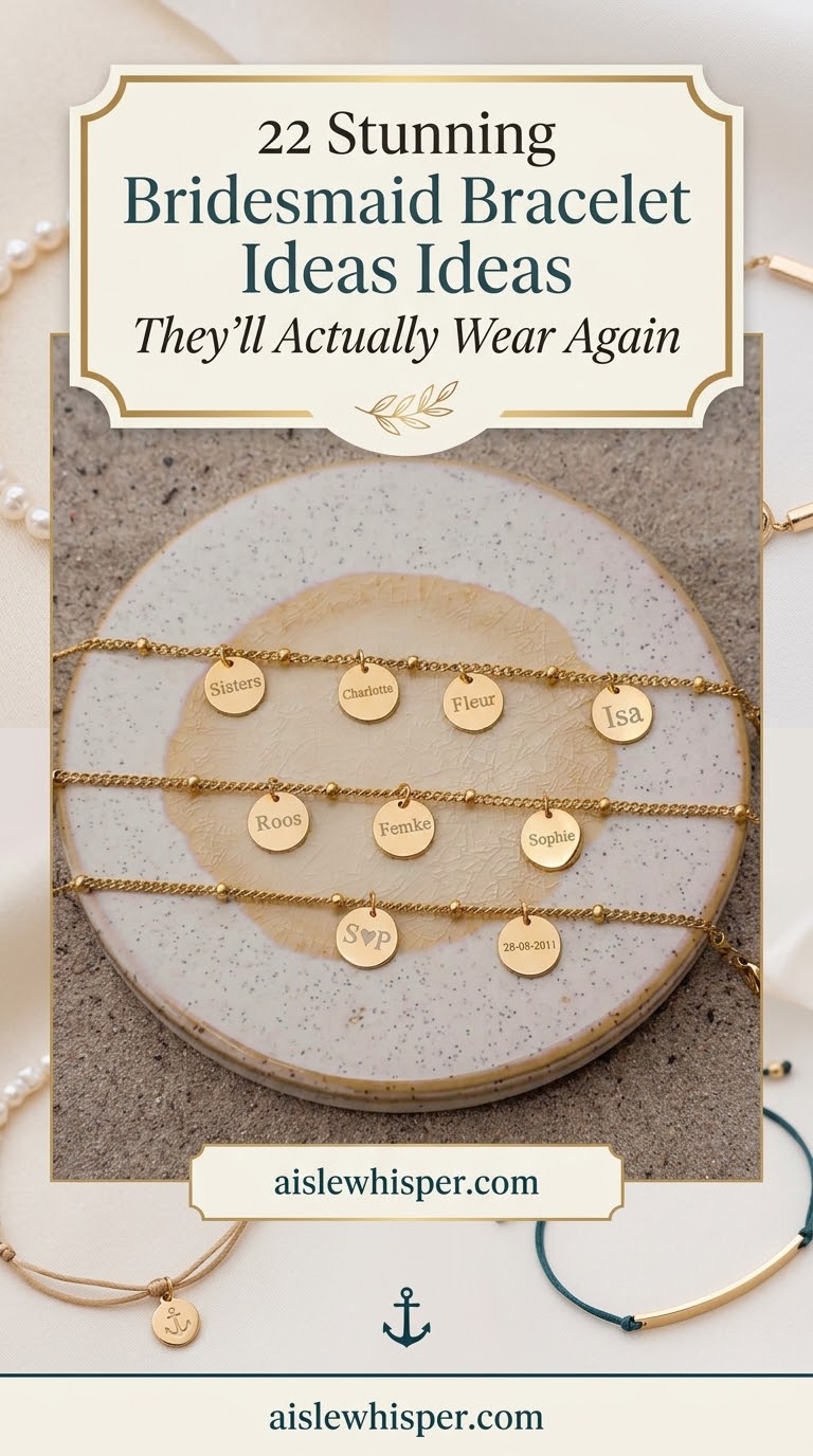 22 Stunning Bridesmaid Bracelet Ideas They'll Actually Wear Again