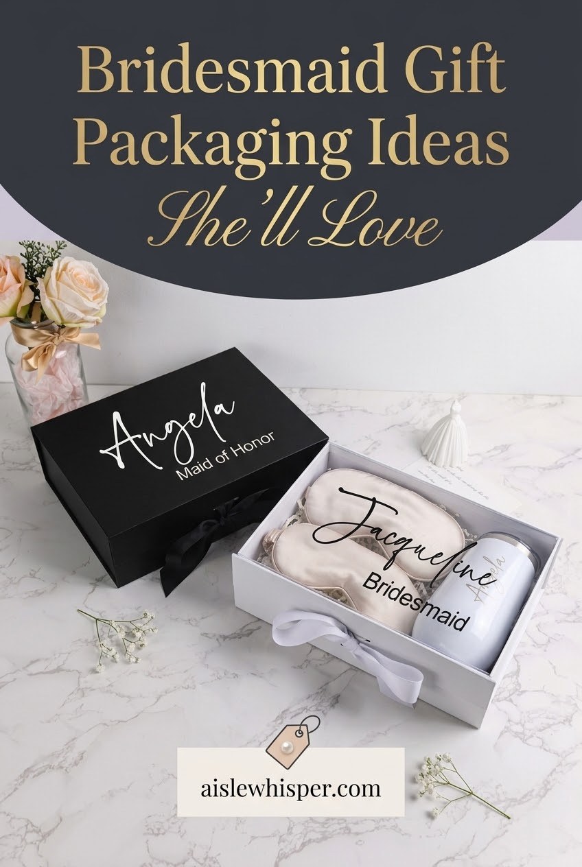 Bridesmaid Gift Packaging Ideas She’ll Love