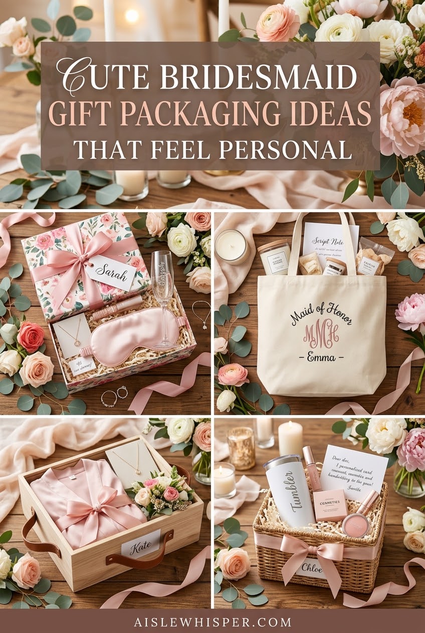 Cute Bridesmaid Gift Packaging Ideas That Feel Personal