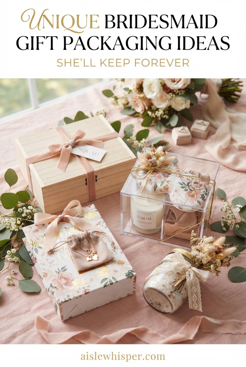 Unique Bridesmaid Gift Packaging Ideas She’ll Keep Forever