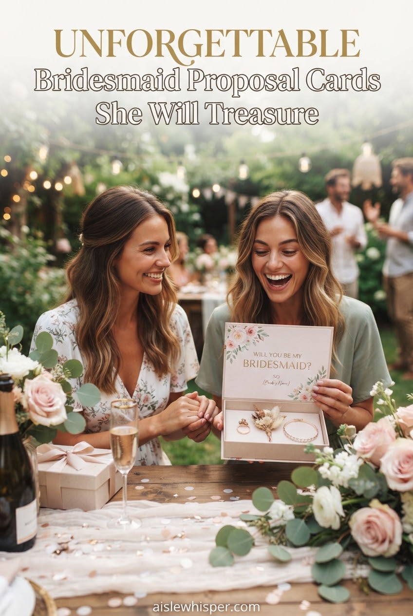 Unforgettable Bridesmaid Proposal Cards She Will Treasure