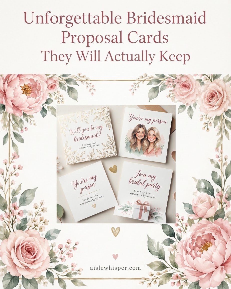 Unforgettable Bridesmaid Proposal Cards They Will Actually Keep