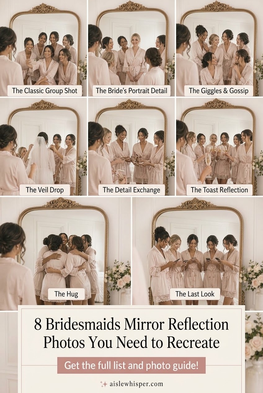 8 Bridesmaids Mirror Reflection Photos You Need to Recreate