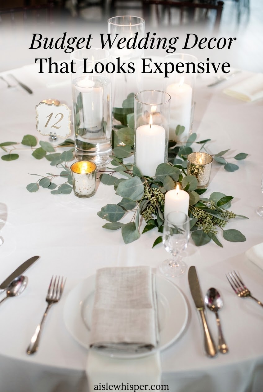 Budget Wedding Decor That Looks Expensive