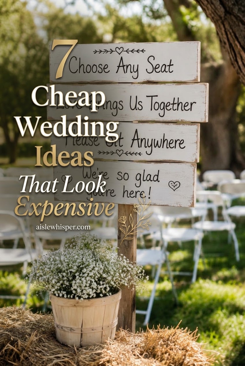 7 Cheap Wedding Ideas That Look Expensive