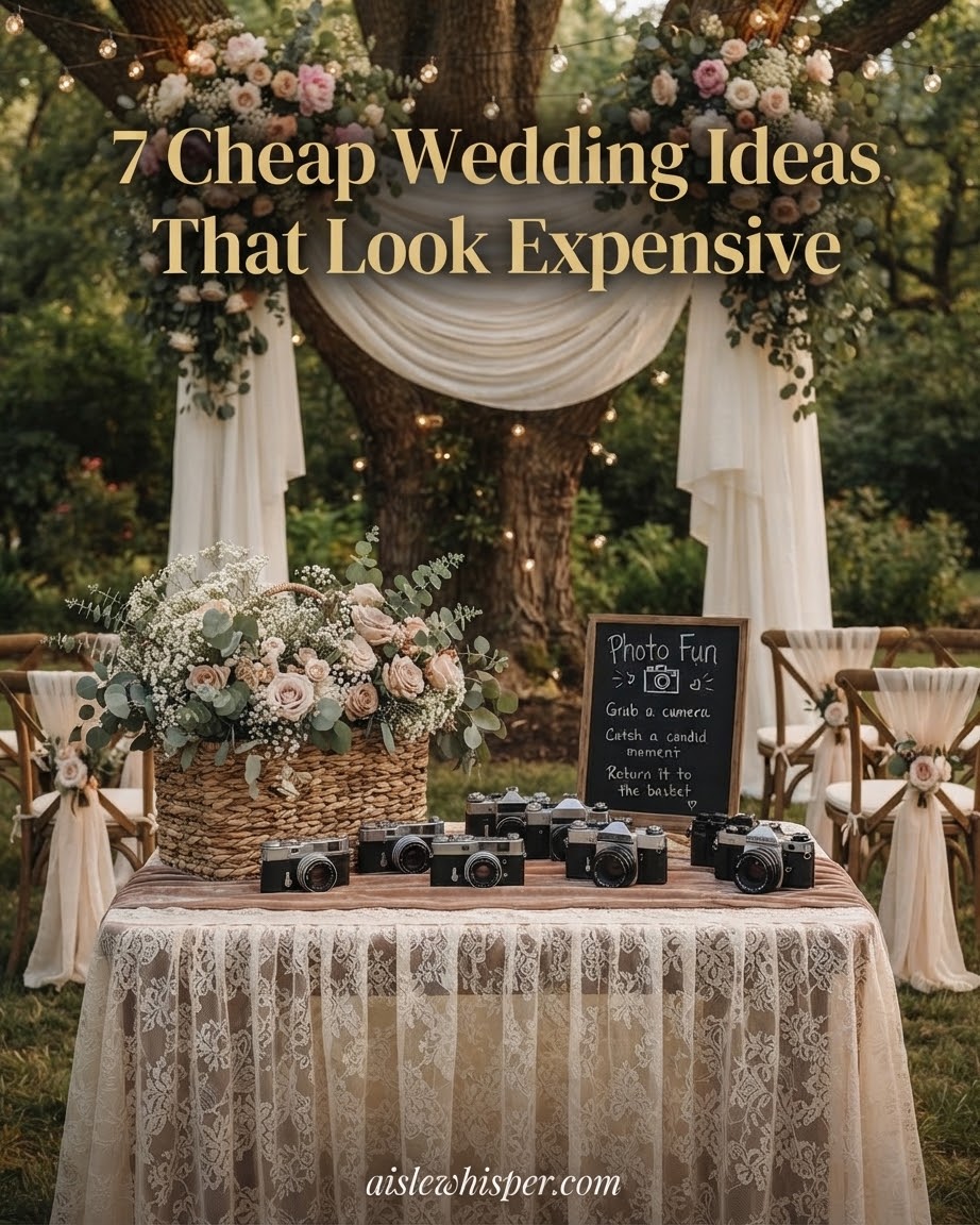 7 Cheap Wedding Ideas That Look Expensive