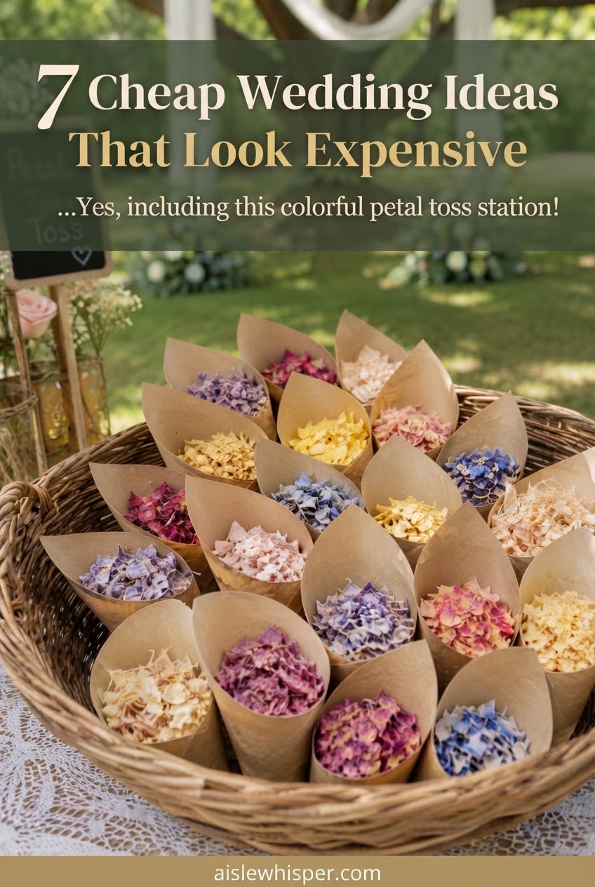 7 Cheap Wedding Ideas That Look Expensive