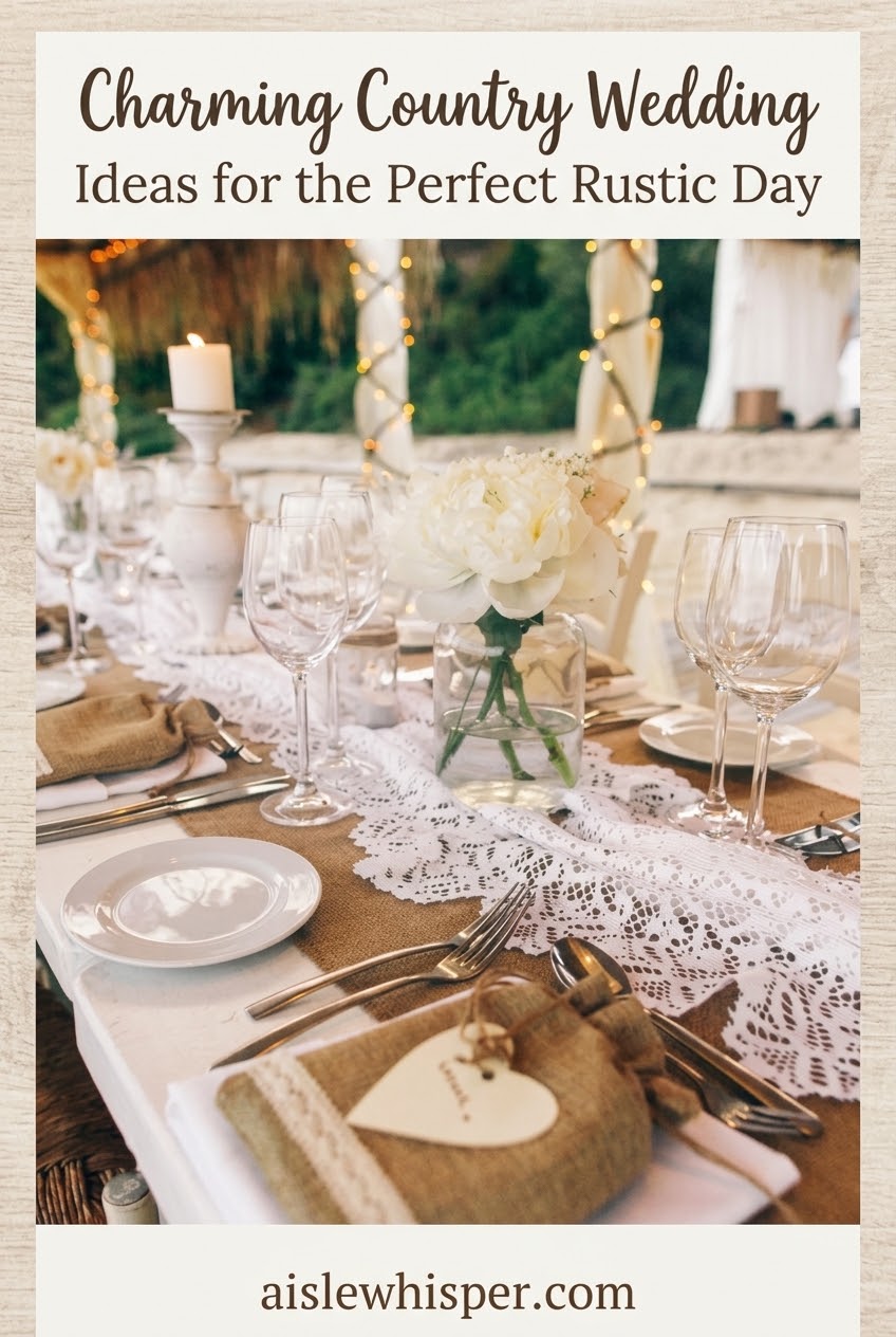 Charming Country Wedding Ideas for the Perfect Rustic Day
