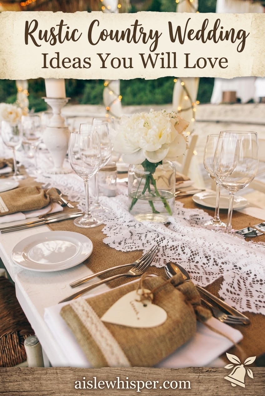 Rustic Country Wedding Ideas You Will Love