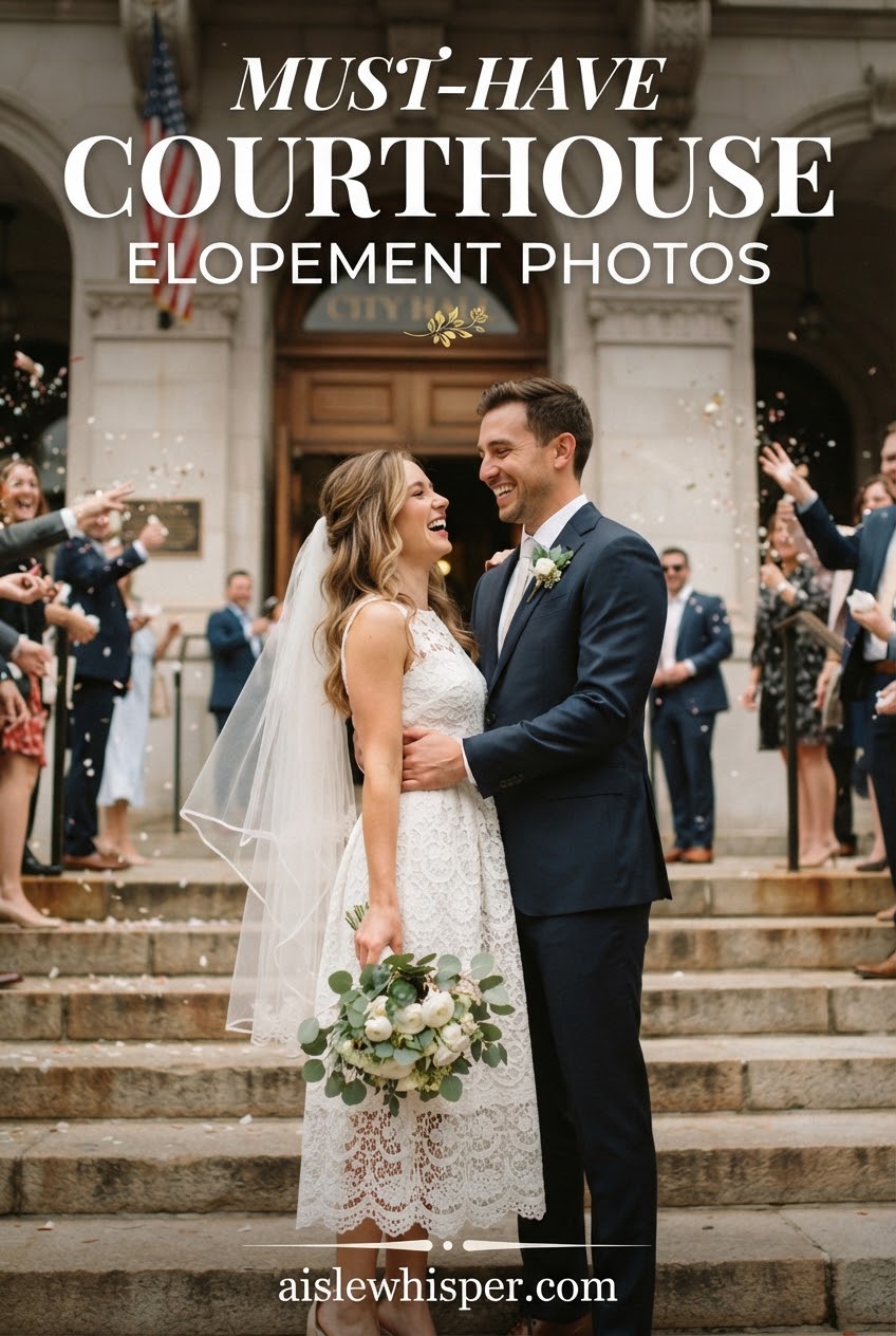 Must-Have Courthouse Elopement Photos