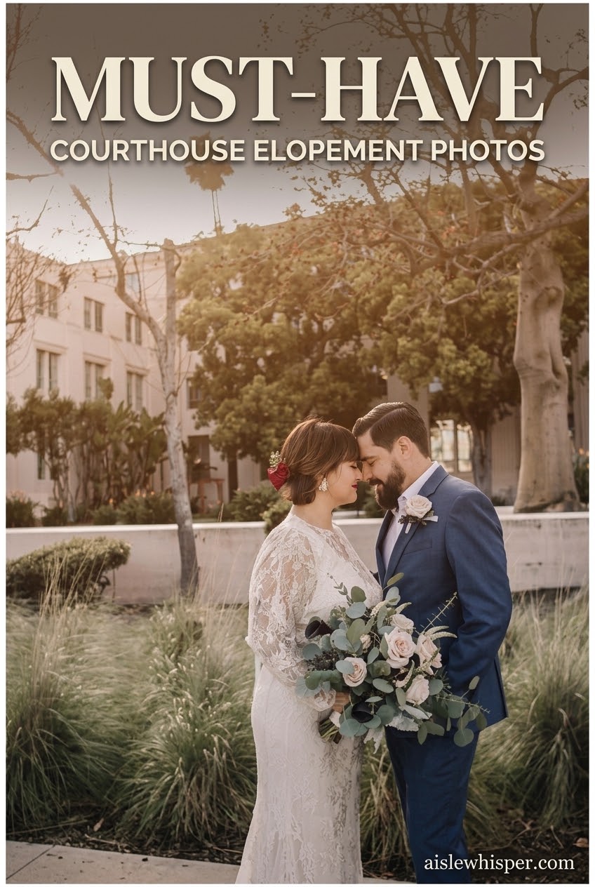 Must-Have Courthouse Elopement Photos