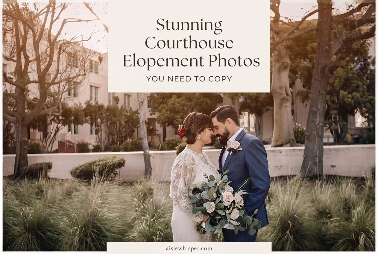 Stunning Courthouse Elopement Photos You Need To Copy