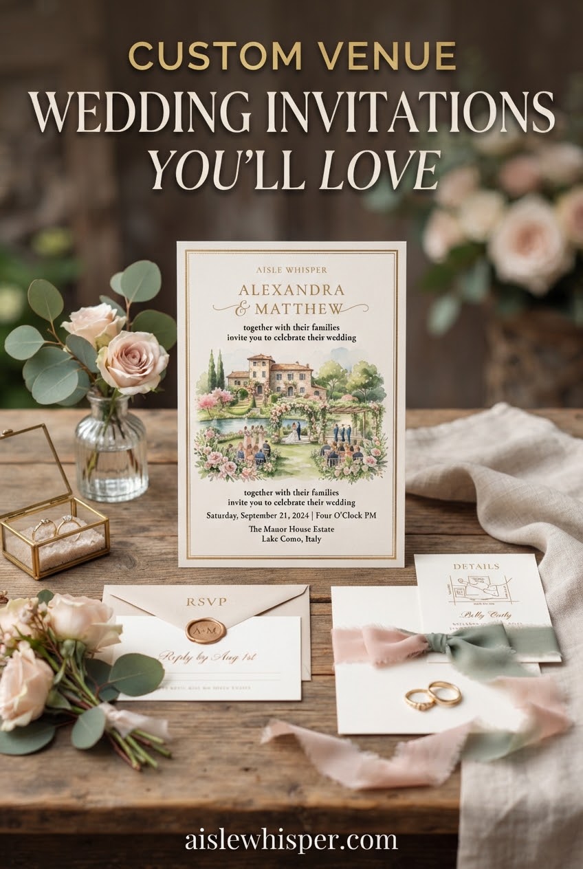 Custom Venue Wedding Invitations You’ll Love