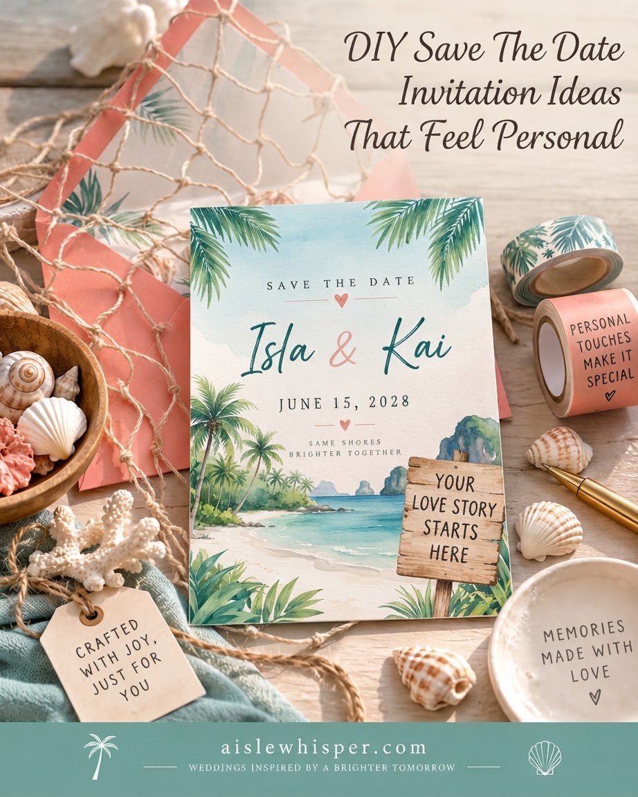 DIY Save The Date Invitation Ideas That Feel Personal