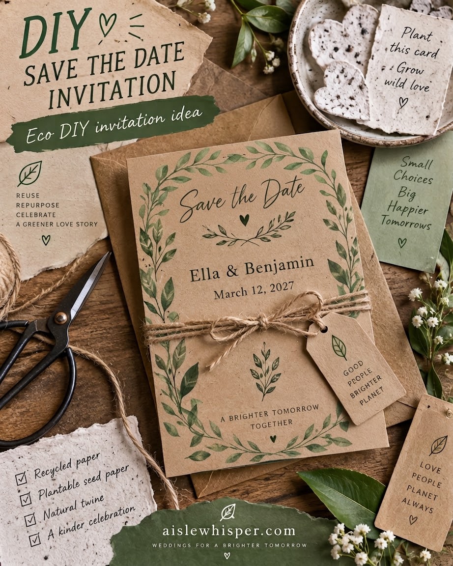 Diy Save The Date Invitation Ideas That Feel Personal