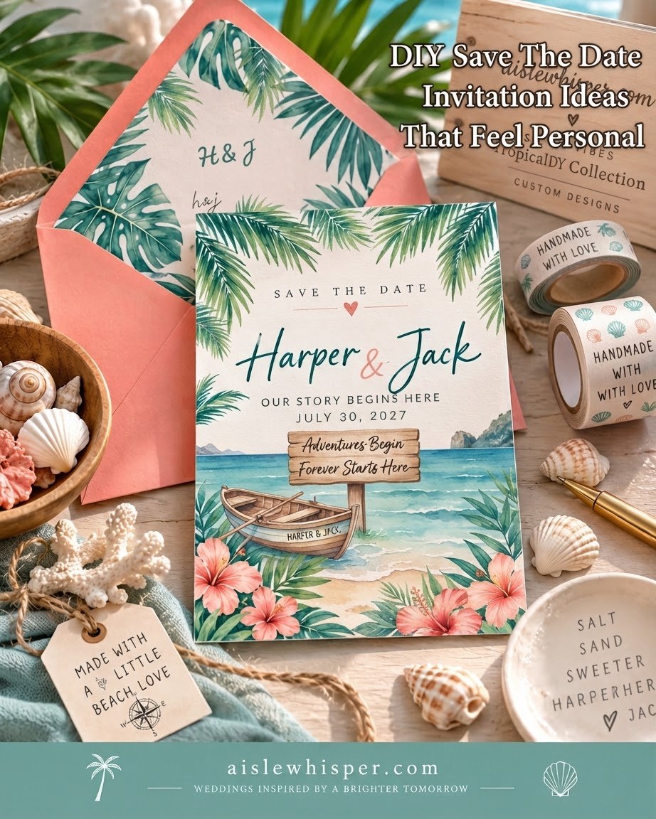 DIY Save The Date Invitation Ideas That Feel Personal